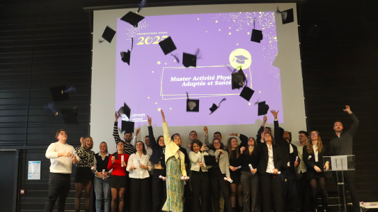 Cérémonie de remise des diplômes STAPS 2025