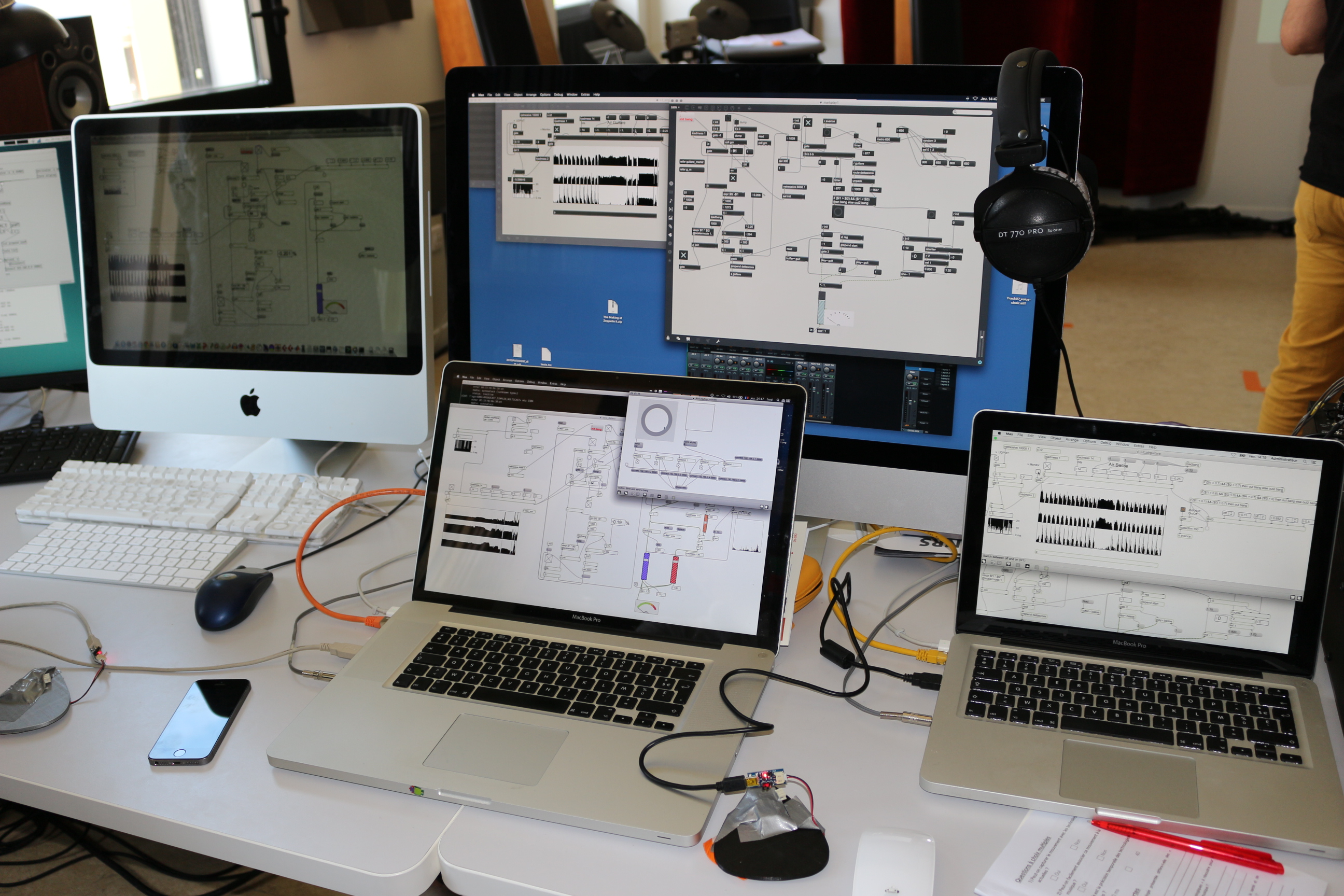 Atelier Sonification musicale du geste 2