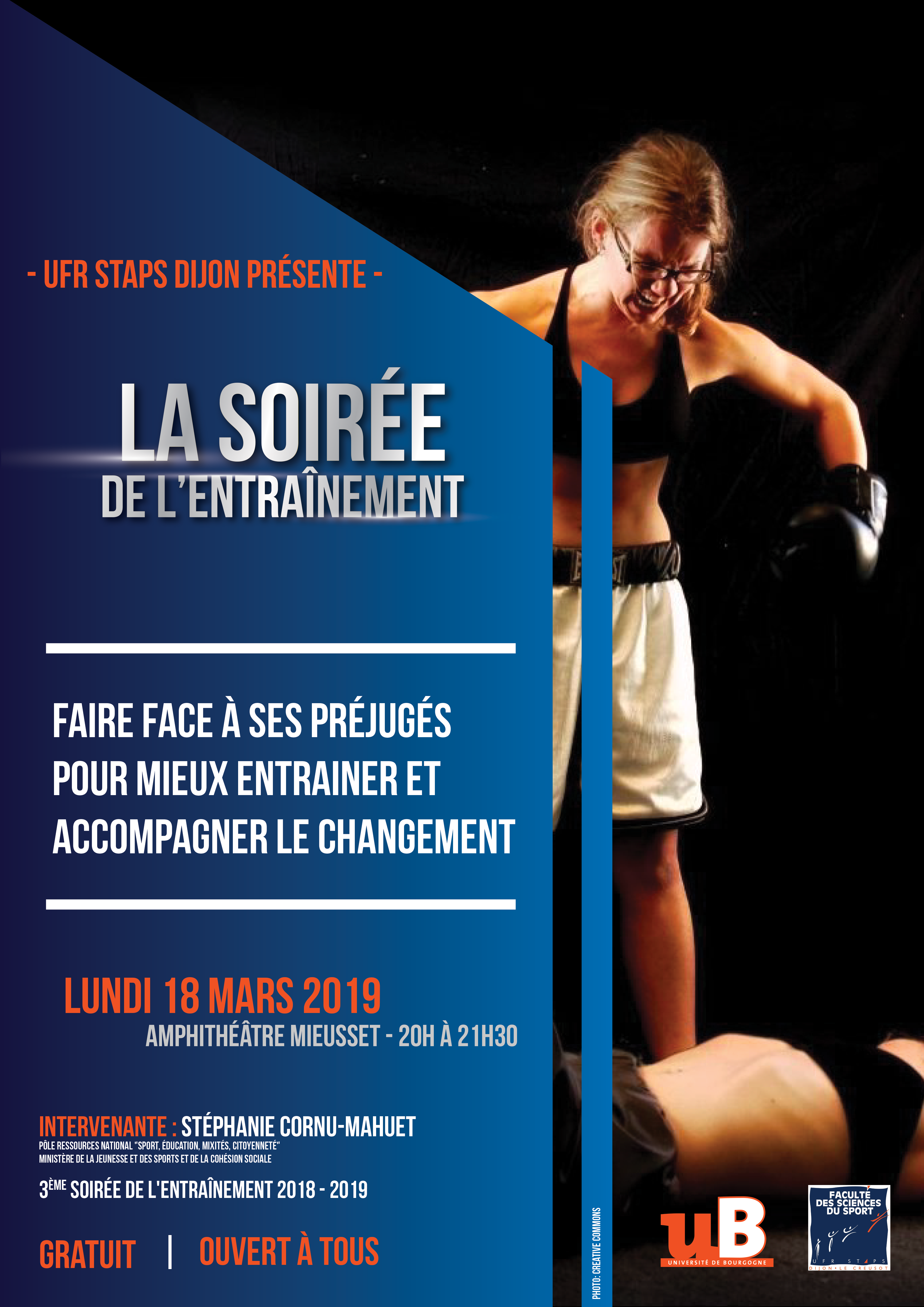 Affiche Soirée de lentraînement 2018 3